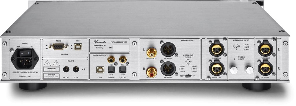 Burmester 100 Phono Preamplifier - Minnesota Audio