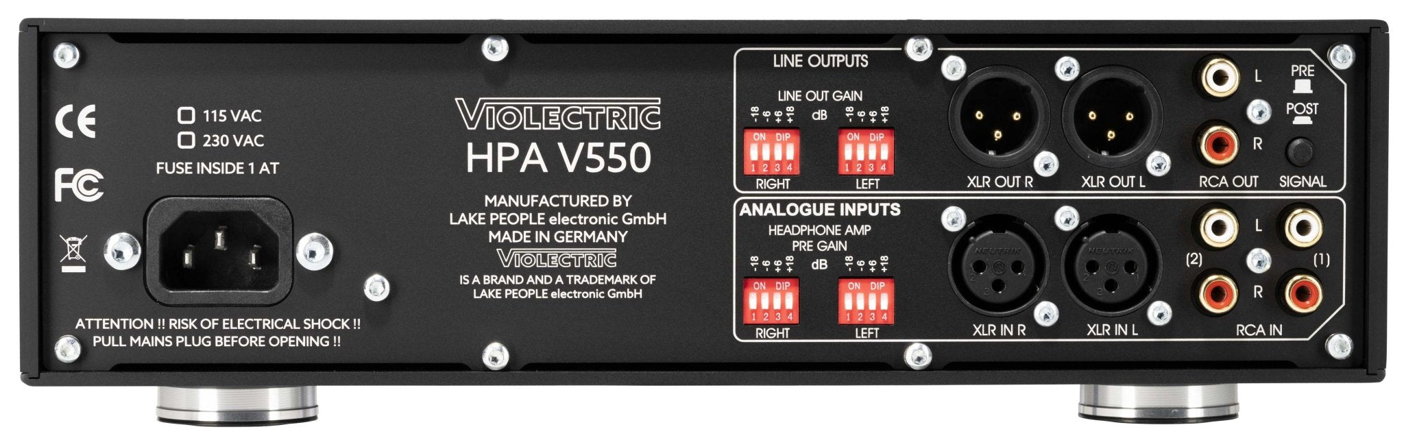 DHA V550 and V550 PRO - Minnesota Audio